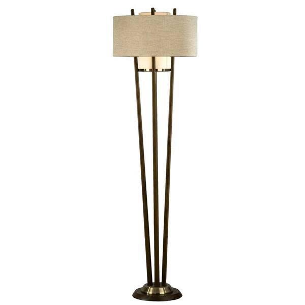 Filament Design Astrulux 63 in. Pecan Floor Lamp