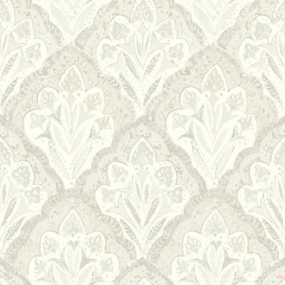 Mimir Quilted Damask White Prepasted Non Woven Wallpaper Sample price history on PriceWatchPro