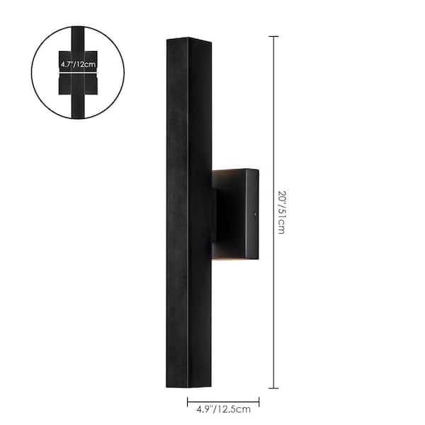 ライト・ランタン The Prism black label style Rennnsan Felix 1-Light Black Outdoor Hardwired CylinderAluminum