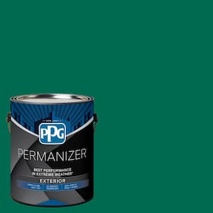 1 gal. PPG1140-7 Peacock Green Flat Exterior Paint