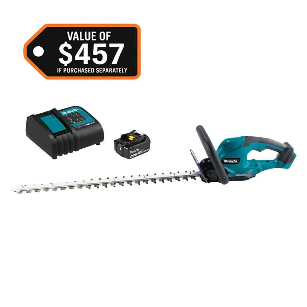 Makita 18V LXT Lithium-Ion Cordless 24 in. Hedge Trimmer Kit (4.0