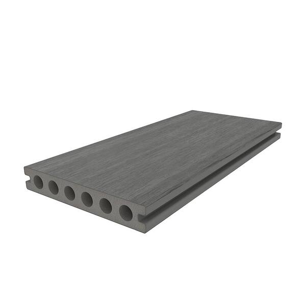 NewTechWood UltraShield Naturale Voyager Series 1 in. x 6 in. x 16 ft. Roman Antique Hollow Composite Decking Board (10-Pack)