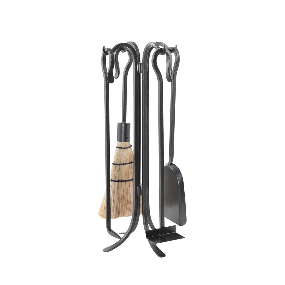 22 in. Tall 5-Piece Graphite Shepherd's Hook Mini Fireplace Tool Set price history on PriceWatchPro