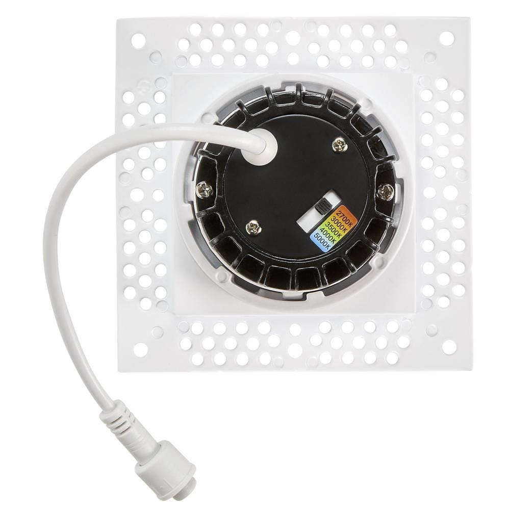 2" White Aluminum Trimless Ultra-Thin Recessed LED Downlight