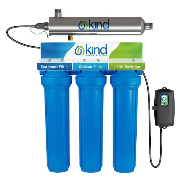 Kind Water Systems Whole House Salt-Free Water Softener and Filter Combo with UV