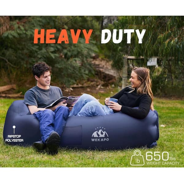 Angel Sar Navy Blue Lightweight Portable Camping Inflatable