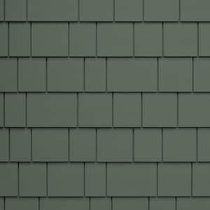 Magnolia Home Hardie Shingle HZ5 15.25 in. x 48 in. Fiber Cement Straight Edge Chiseled Green
