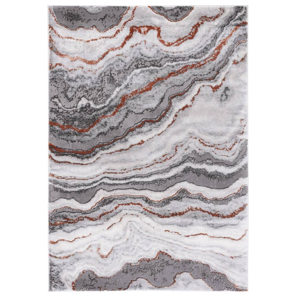 Craft Gray/Brown 8 ft. x 10 ft. Marbled Abstract Area Rug price history on PriceWatchPro