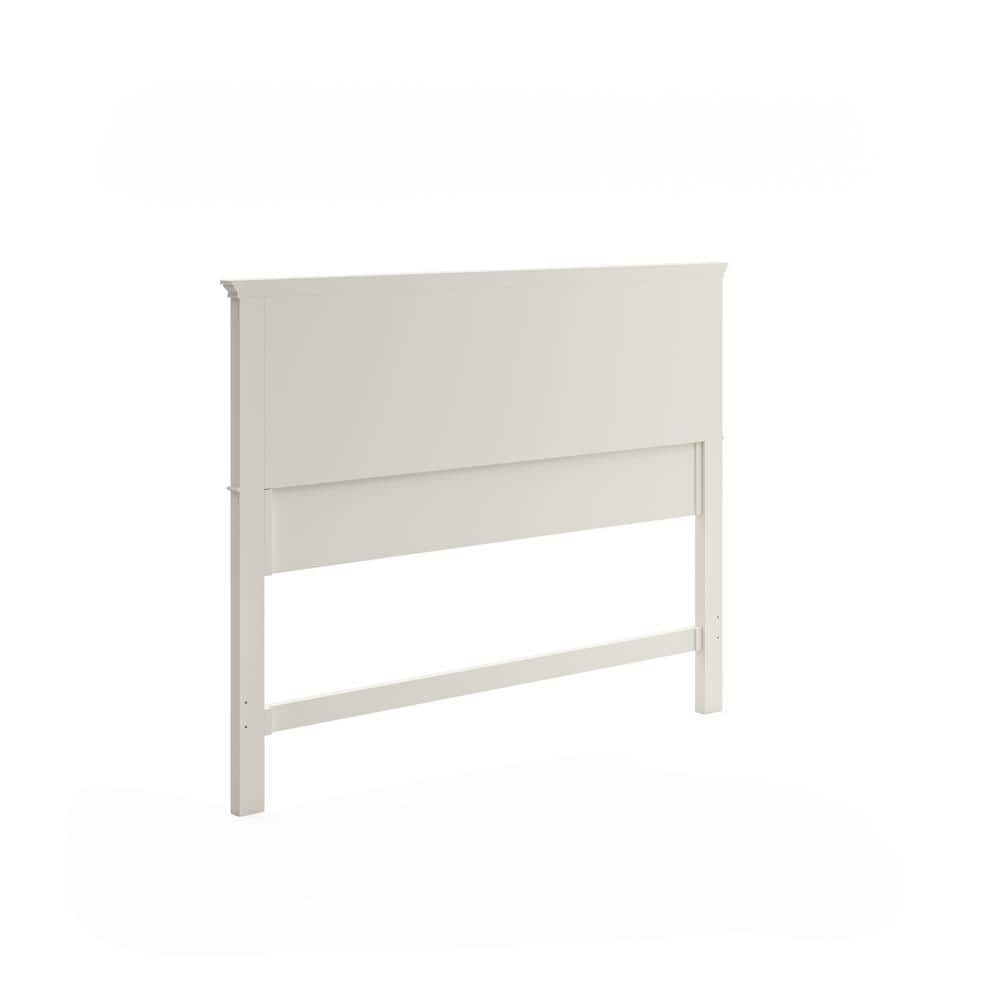 Naples Off-White Queen Wood Panel Headboard