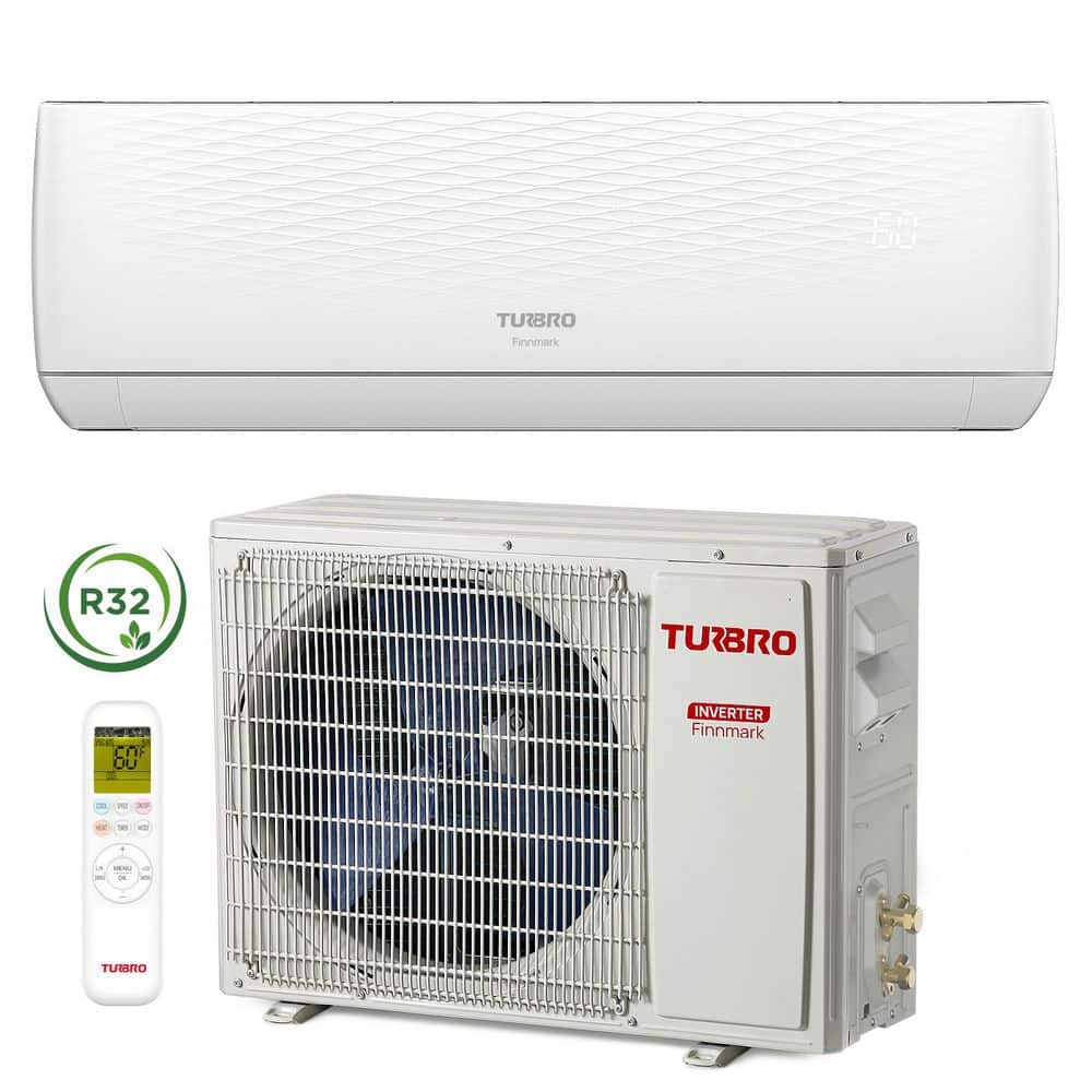 Finnmark 12,000 BTU Ductless Mini Split Inverter AC with Heat Pump, 17 SEER2, 230V, WiFi-Enabled price history on PriceWatchPro