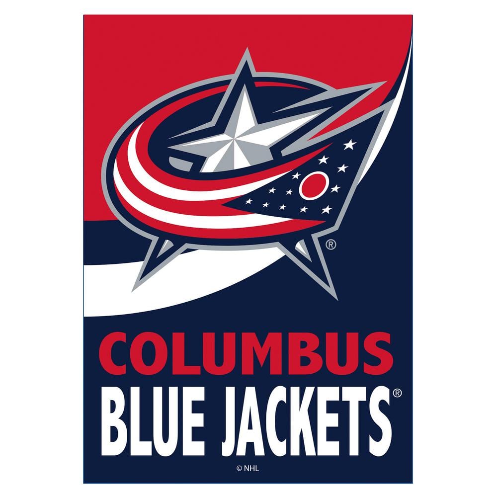 2 1/3 ft. x 3 2/3 ft. Columbus Blue Jackets Burlap House Flag price history on PriceWatchPro