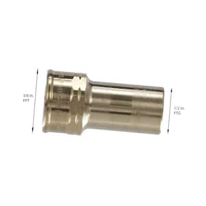 ProPress 1/2 in. FTG x 3/8 in. FPT Zero-Lead Bronze Street Adapter (5-Pack)