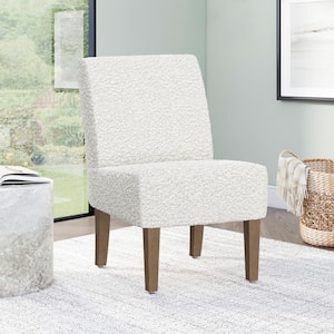 Brook Hill Polyester Occasional Chair, White