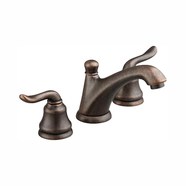 American Standard Princeton 8 in. Widespread 2-Handle Low Arc Lavatory Faucet in Oil Rubbed Bronze
