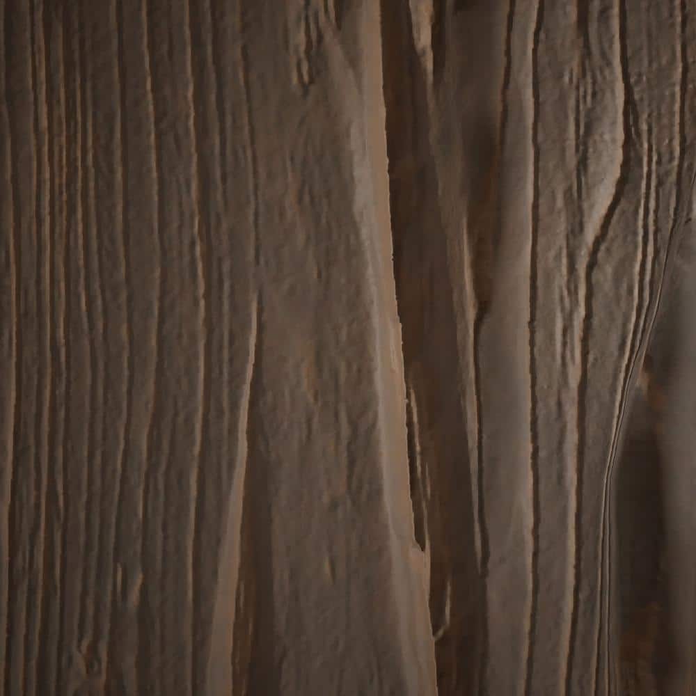 Cedar Bark Faux Wood Beam 10"H x 4"W x 8'L