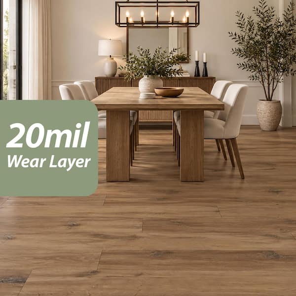 ASPEN FLOORING Hancock 20 MIL x 7 in. W x 48 in. L Click Lock