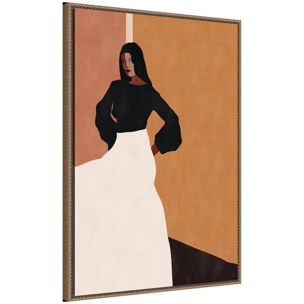 "Sylvie ""Seville"" by Alexander Ginzburg Beaded Gold Framed Art Print 23 in. x 33 in." price history on PriceWatchPro