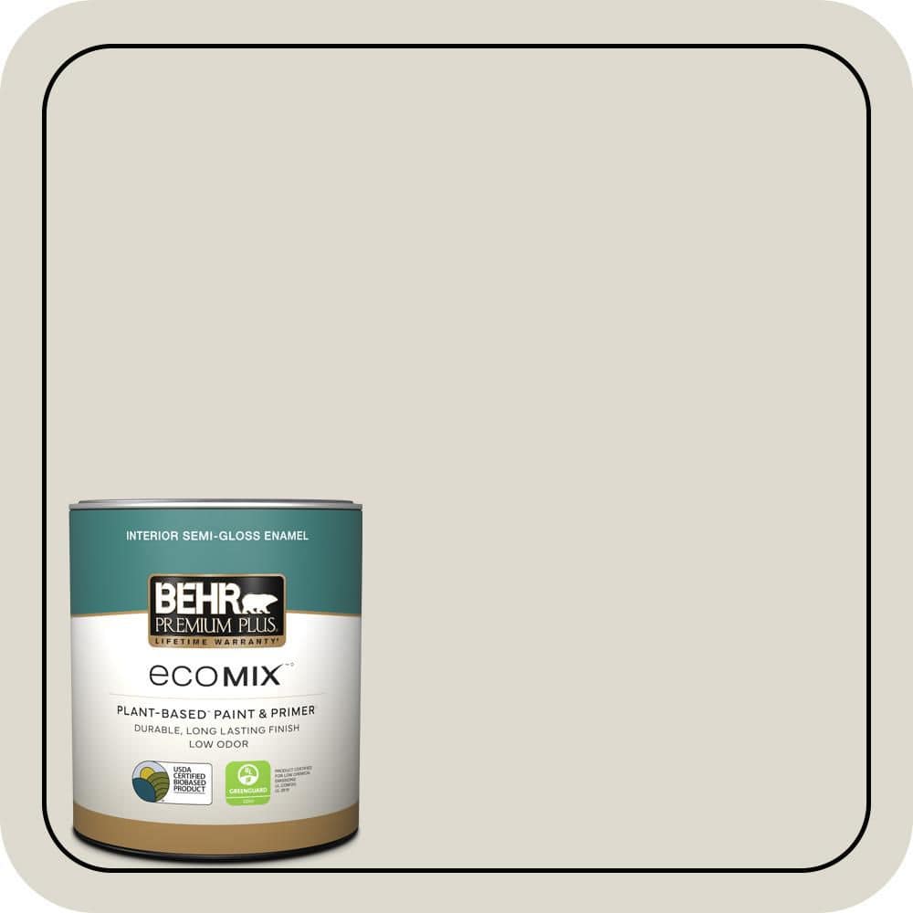 1 qt. #MQ3-18 Ginger Sugar Semi-Gloss Enamel EcoMix Plant-Based Interior Paint & Primer price history on PriceWatchPro
