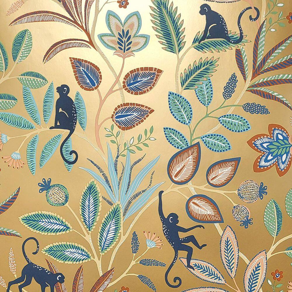 Kenzo Gold Monkey Walk Wallpaper Sample price history on PriceWatchPro