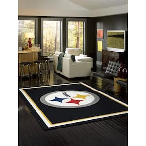 NFL 4 ft. x 6 ft. Pittsburg Steelers spirit rug