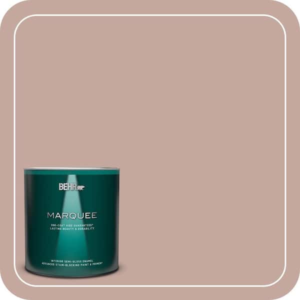 BEHR MARQUEE 1 qt. Home Decorators Collection #HDC-NT-06 Patchwork Pink Semi-Gloss Enamel Interior Paint & Primer