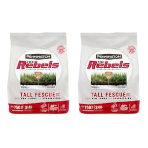 The Rebels 3 lb. 750 sq. ft. Tall Fescue Grass Seed Blend (2-Pack)
