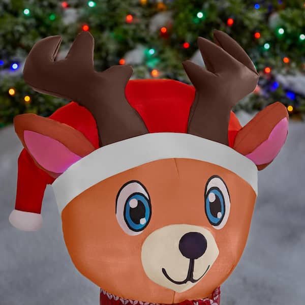 Rudolph The Red-Nosed Reindeer Christmas Morning Mixing Bowl | Unisex | Red Green