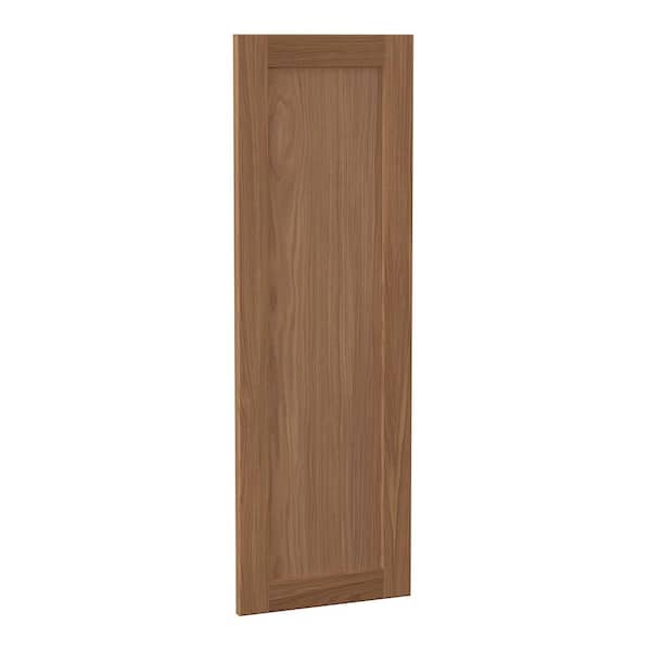 Sinclair 11 in. W x 35.25 in. H x 0.75 in. D Wall Decorative End Panel in Saddle Oak
