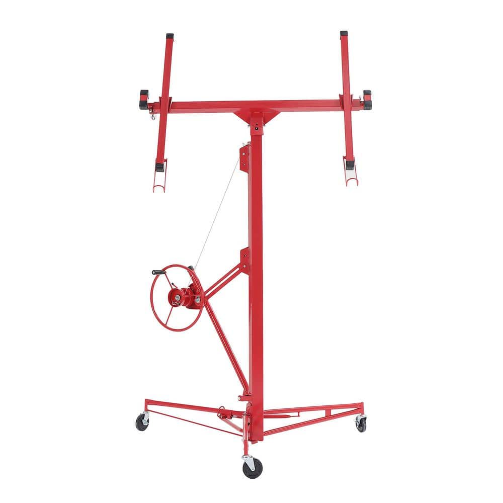 54 in. x 54 in. Trowel 16 ft. Drywall Panel Hoist Jack Lifter Drywall Lift Panel Lift in Red price history on PriceWatchPro