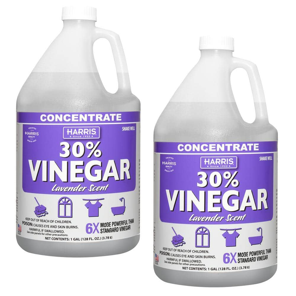 Harris 128 Oz 30 Vinegar All Purpose Cleaner Lavender 2 Pack 2lav30 128 The Home Depot 