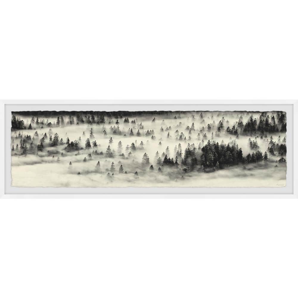 Fog Always Lift by Marmont Hill Framed Nature Art Print 10 in. x 30 in.