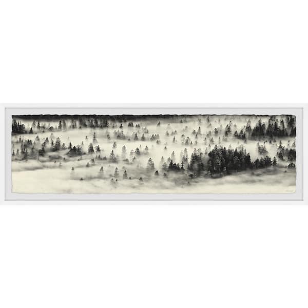 Unbranded "Fog Always Lift" by Marmont Hill Framed Nature Art Print 10 in. x 30 in.