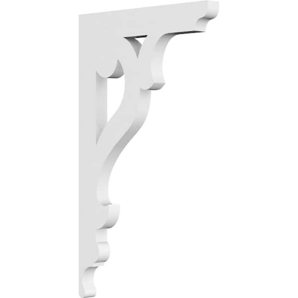 Ekena Millwork 5/8 in. W x 11 in. H x 10 in. D PVC Cornelia Bracket