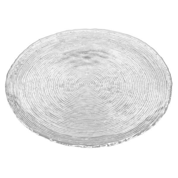 Noritake Hammock 14.5 in. Glass Round Platter