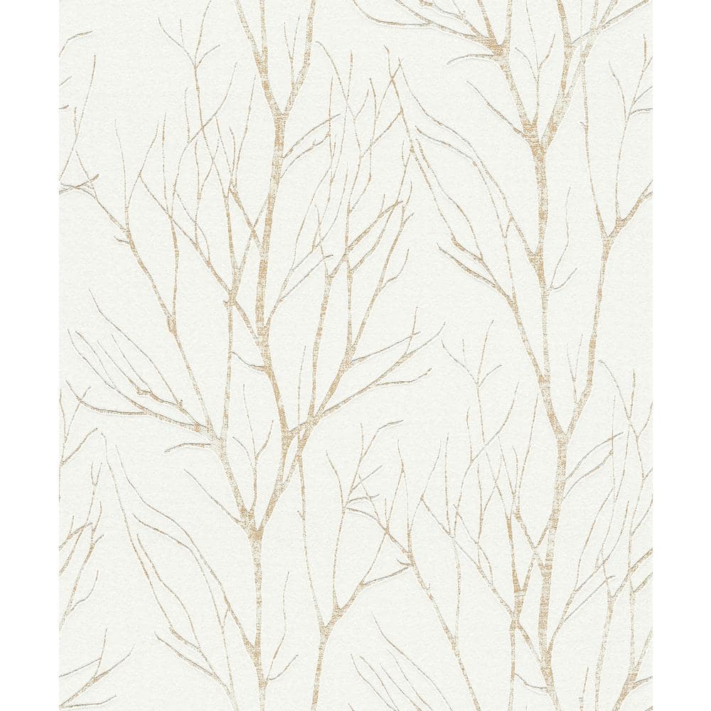 BoTanical Gold Vinyl Peelable Roll (Covers 57.8 sq. ft.)