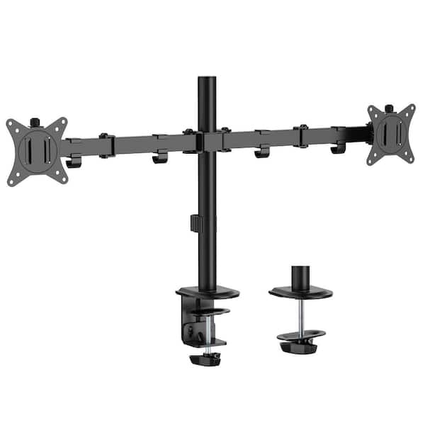 mount-it! Full Motion Dual Monitor Desk Mount with Ergonomic Adjustability