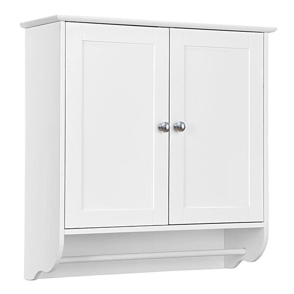 24 in. W x 24 in. H Rectangular White Surface Mount Medicine Cabinet without Mirror