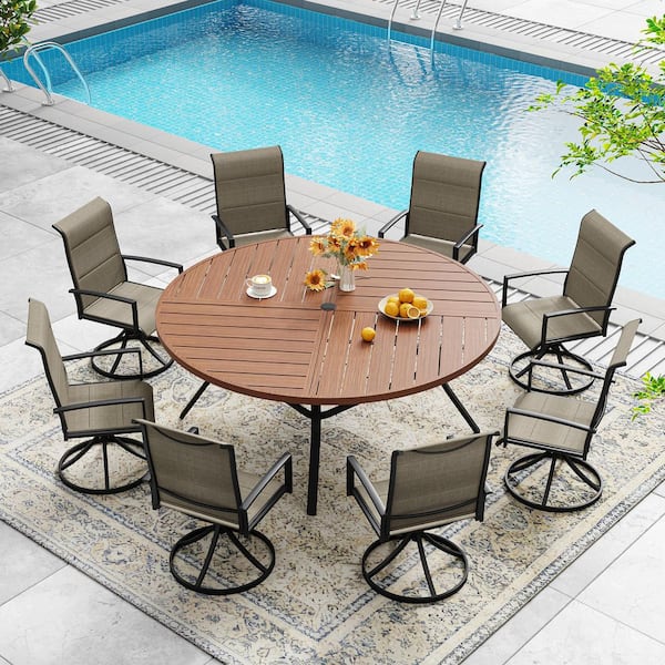 9 Piece Dining Patio Set