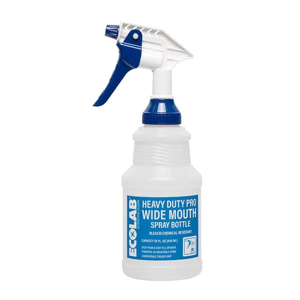 32 oz. Heavy-Duty Pro Wide Mouth Bleach Resistant Spray Bottle