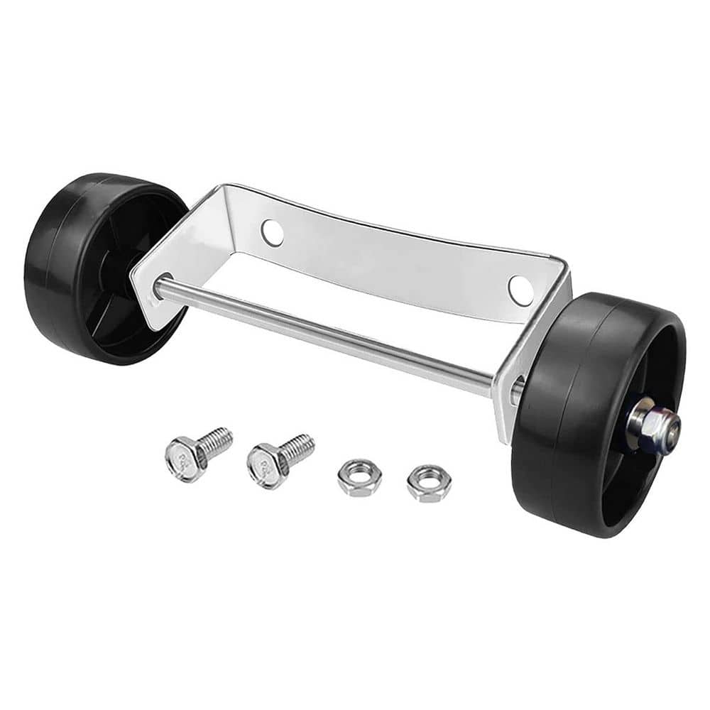 Outdoor Stainless Steel Patio Heater Wheel Kit with Mounting Bracket and Wheels, Easy Install, Universal Fit price history on PriceWatchPro