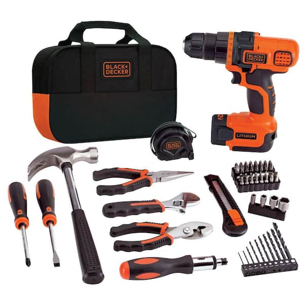 BLACK+DECKER 12-Volt Lithium-Ion Cordless Drill and Project Combo Kit