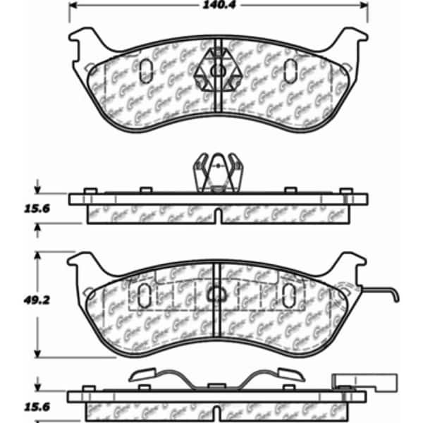 Centric Parts Disc Brake Pad Set