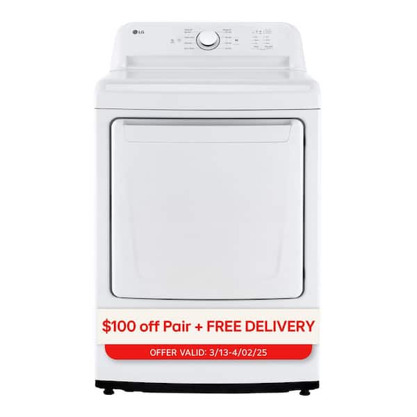 7.3 Cu.Ft. Vented Electric Dryer in White with Sensor Dry Technology