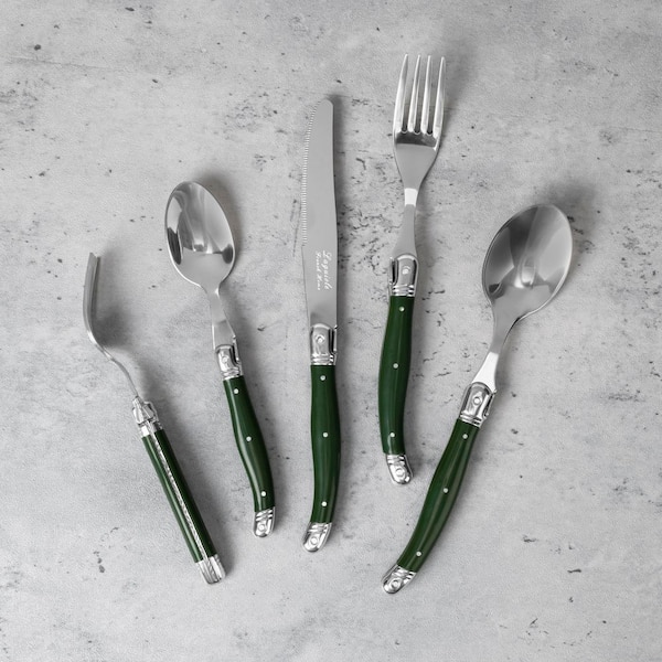 French Home Laguiole Connoisseur 20-Piece 18/10 Stainless-Steel