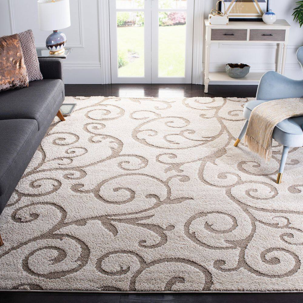 Florida 6 X 9 Ivory/Beige Floral Area Rug price history on PriceWatchPro
