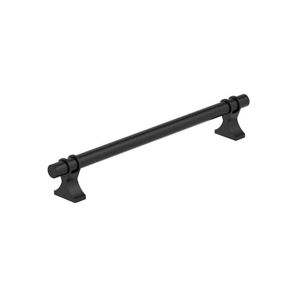 Davenport 7-9/16 in. (192mm) Center-to-Center Matte Black Bar Cabinet Pull