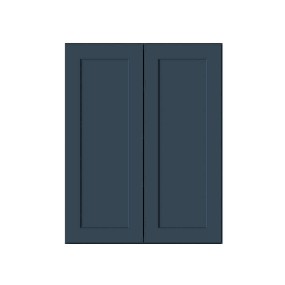 33 in. W x 12 in. D x 42 in. H Ready to Assemble Solid Wood Frame Shaker Standard Wall Kitchen Cabinet in Cyber Grey price history on PriceWatchPro