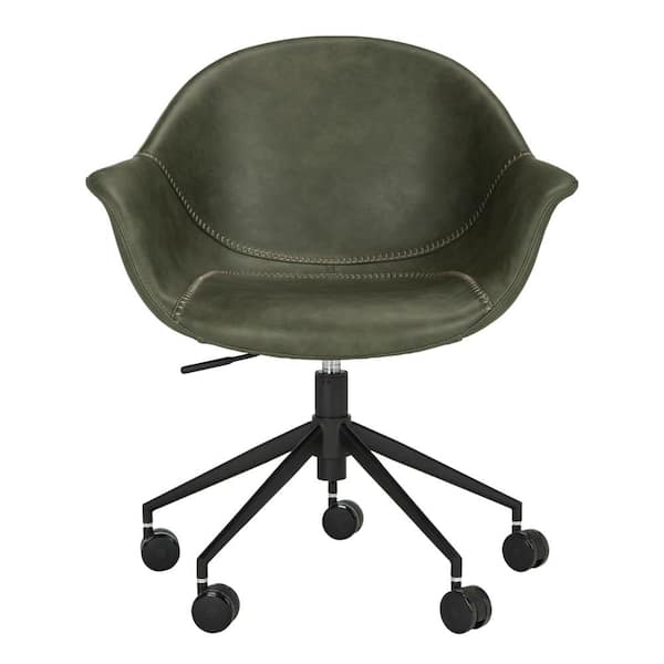 SAFAVIEH Ember Green/Black Office Chair