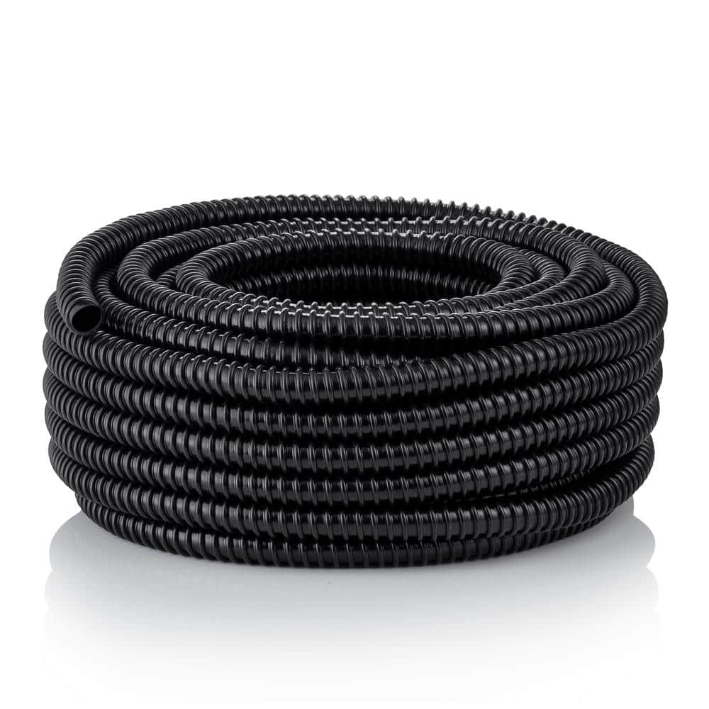 100' Black Kink-Free Flexible PVC Garden Hose