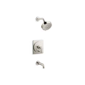 Castia By Studio McGee Rite-Temp Bath And Shower Trim Kit 2.5 GPM in Vibrant Polished Nickel